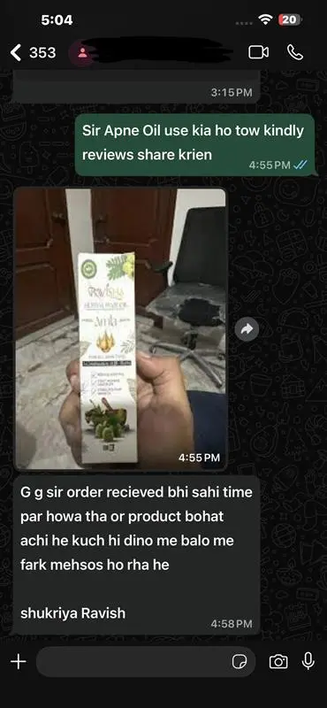 Best herbal Hair oil brand in pakistan