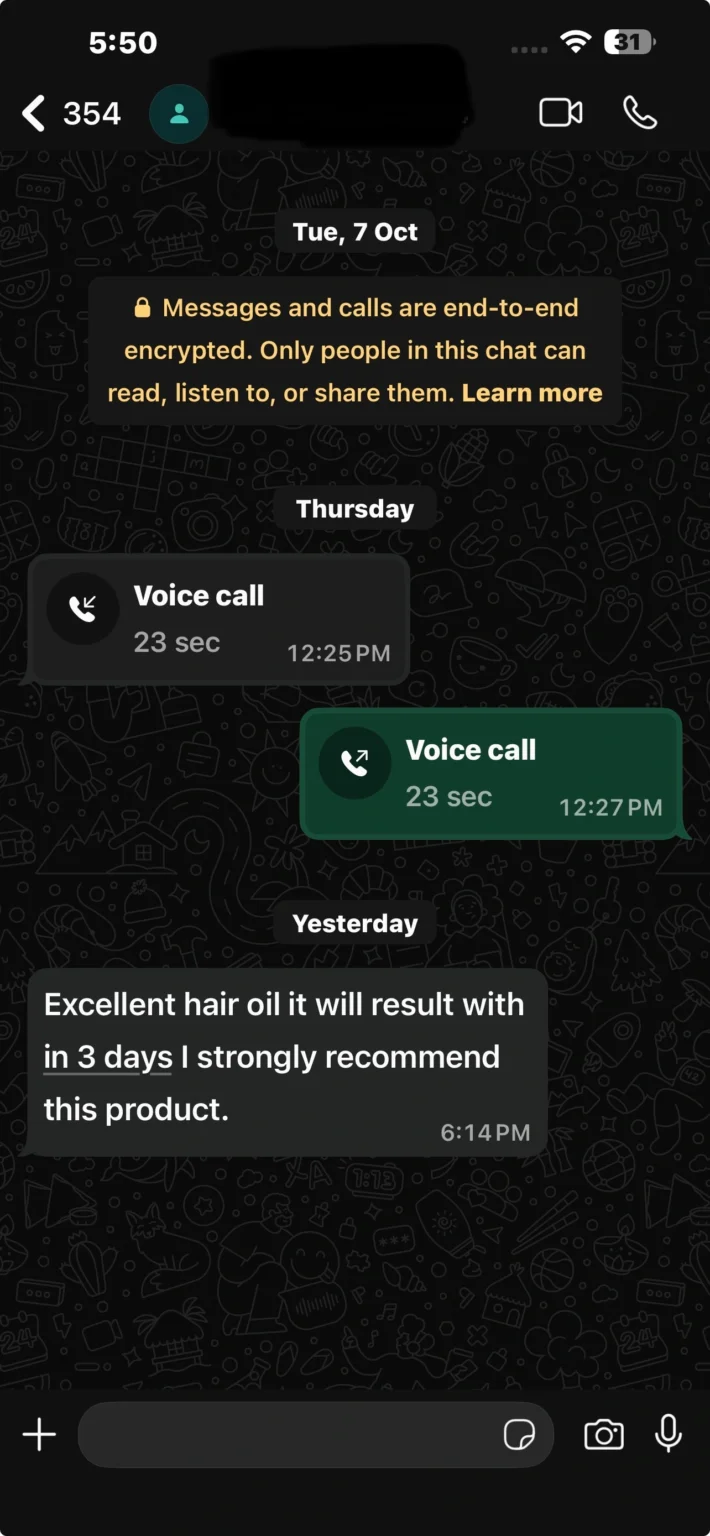 Herbal Hair Oil